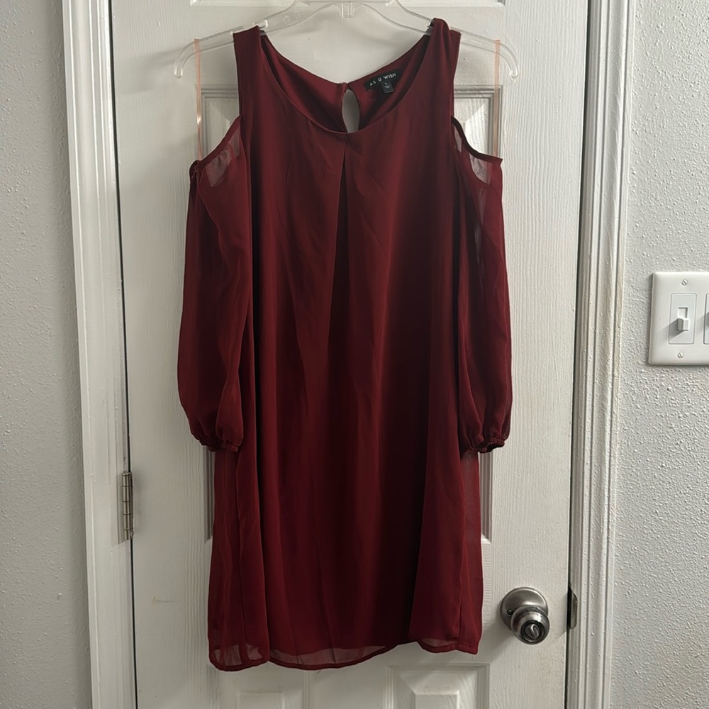 Cold Shoulder Mini Dress